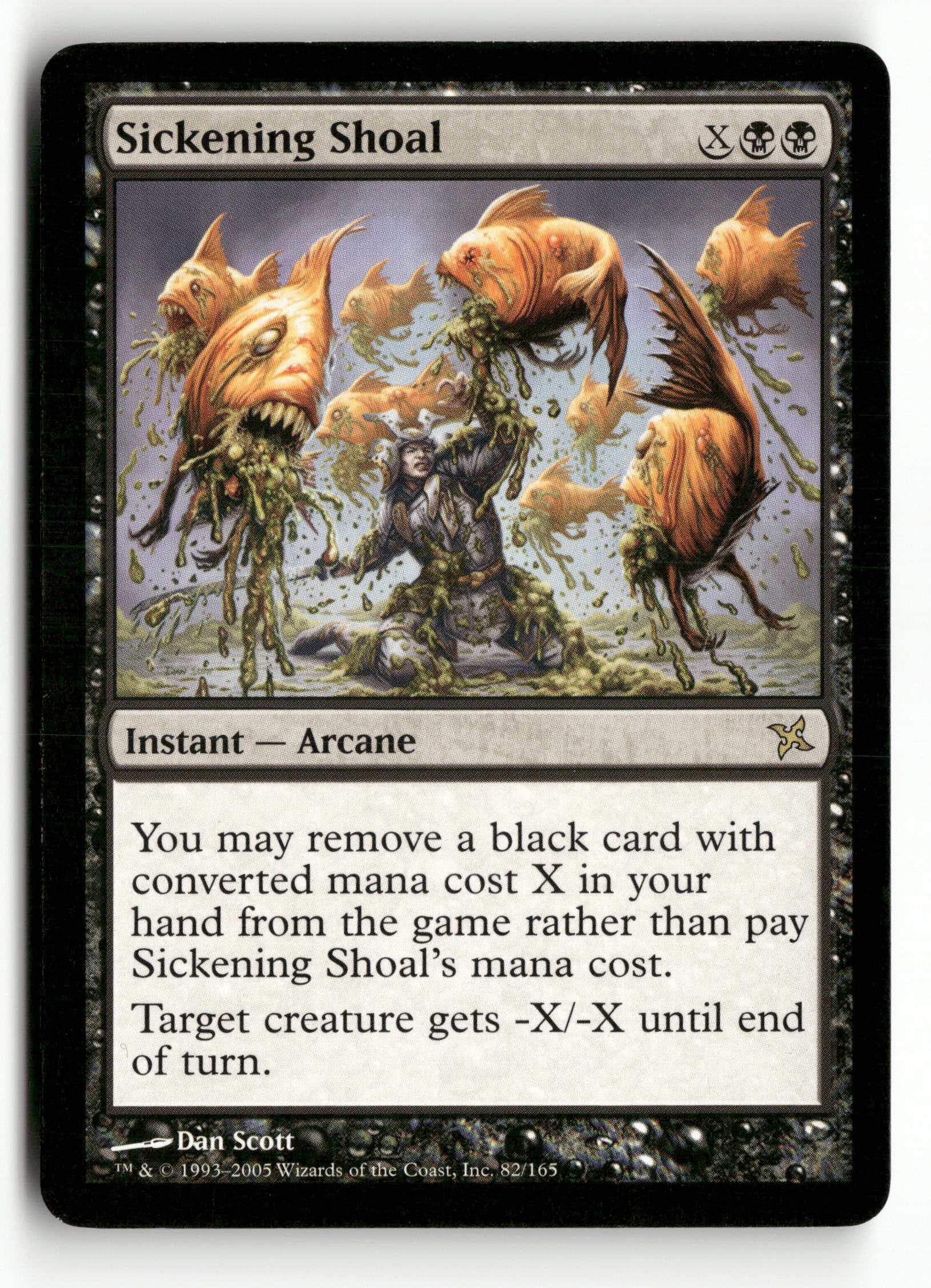 2005 MTG Magic The Gathering Betrayers of Kamigawa 82/165 Sickening Shoal 