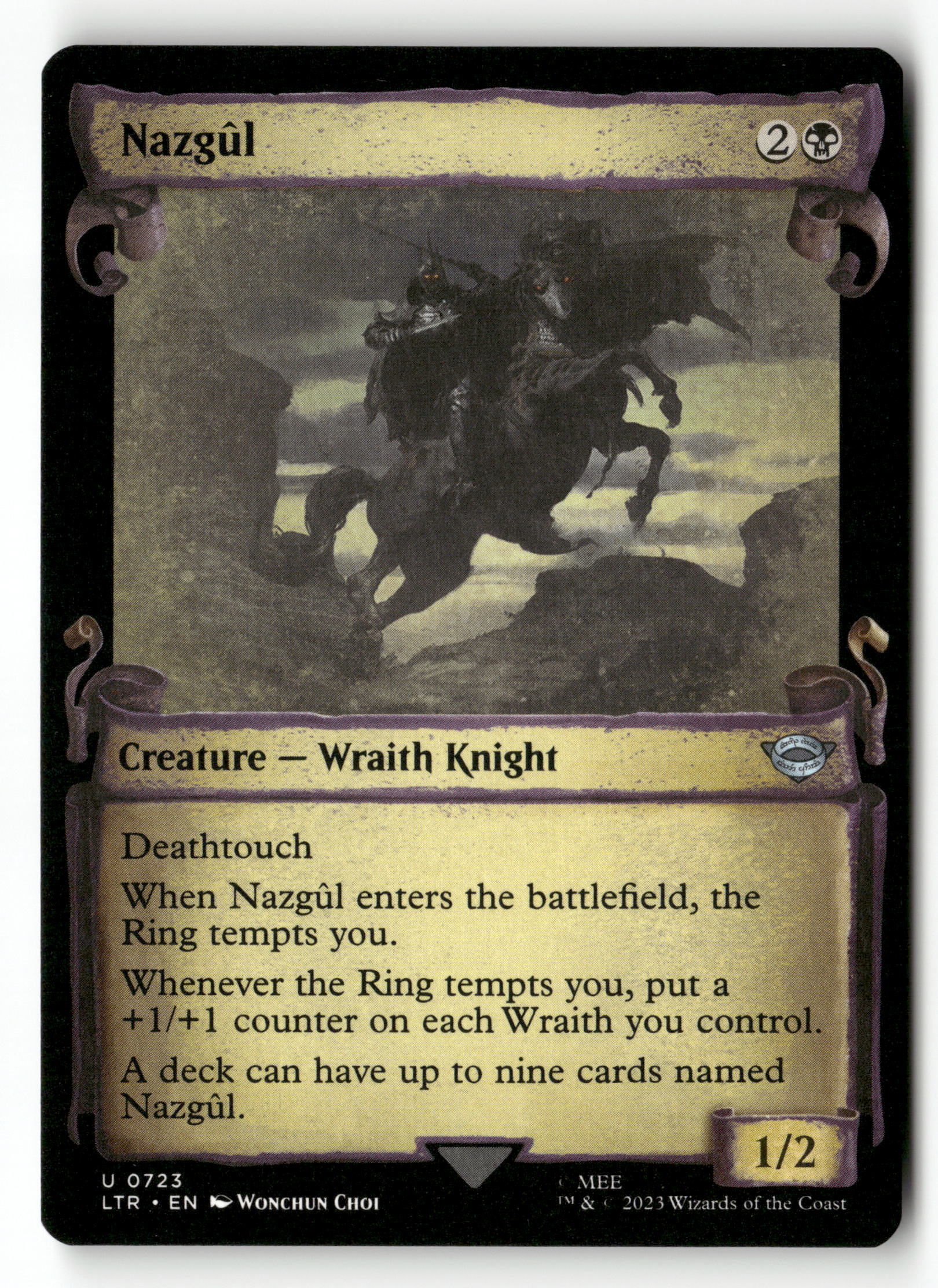 MTG The Lord of the Rings: 723 Nazgul (0723) (Showcase Scrolls) 