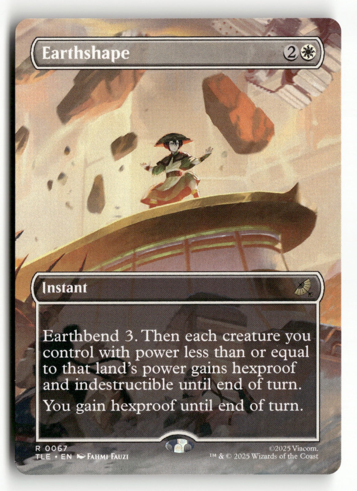 MTG Avatar: The Last Airbender: Eternal-Legal 67 Earthshape (Borderless) R