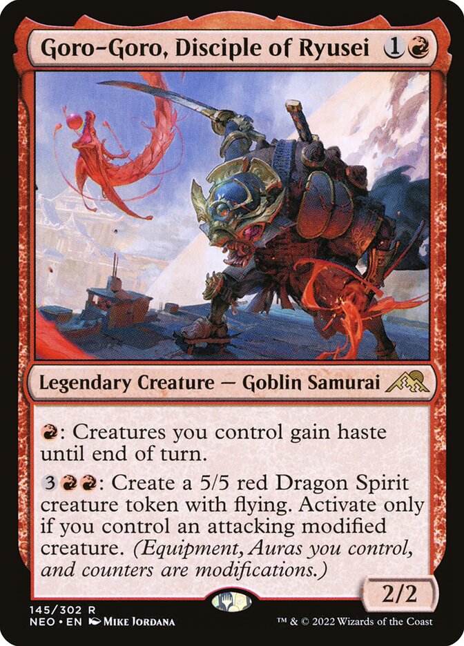 Goro-Goro, Disciple of Ryusei 145/302 (Kamigawa: Neon Dynasty) 