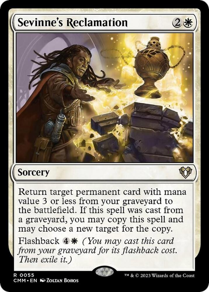 Sevinne's Reclamation 55/451 (Commander Masters)  - Foil