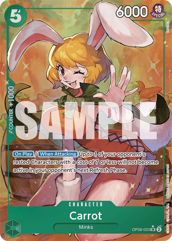 Carrot OP08-023 (Two Legends)  - Alternate Art Foil