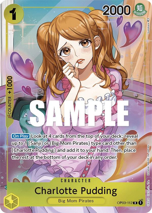 Charlotte Pudding OP03-112 (Pillars of Strength)  - Alternate Art Foil
