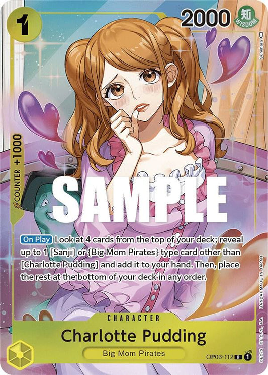 Charlotte Pudding OP03-112 (Pillars of Strength)  - Alternate Art Foil