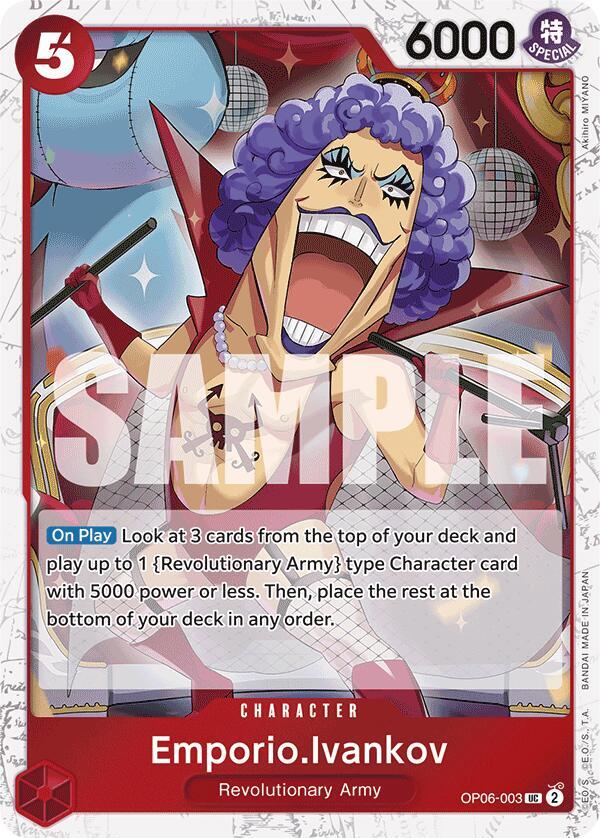 Emporio.Ivankov OP06-003 (Premium Booster -The Best-)  - Jolly Roger Foil