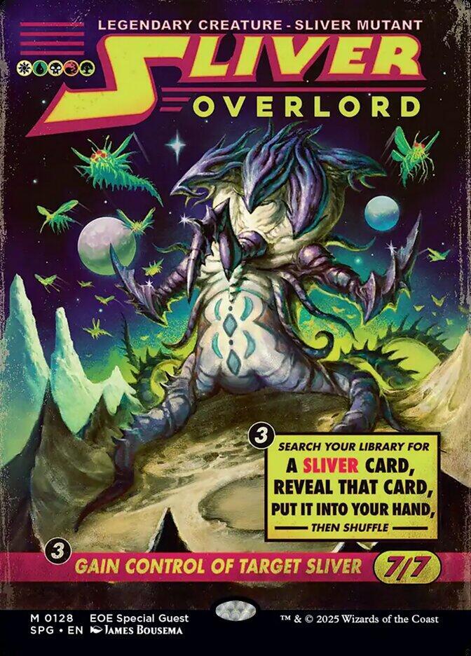 Sliver Overlord 128/0 (Special Guests)  - Borderless Foil