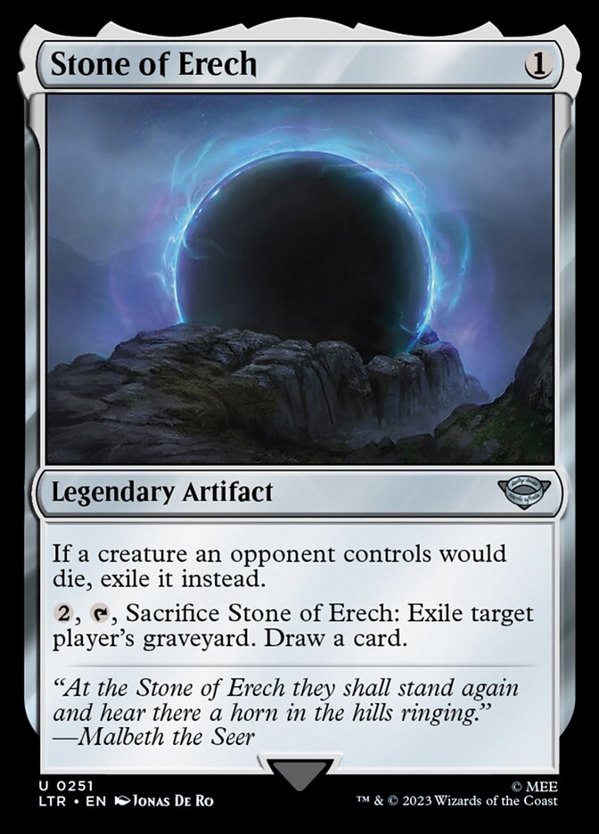 Stone of Erech 251 (Universes Beyond: The Lord of the Rings: Tales of Middle-earth)  - Foil