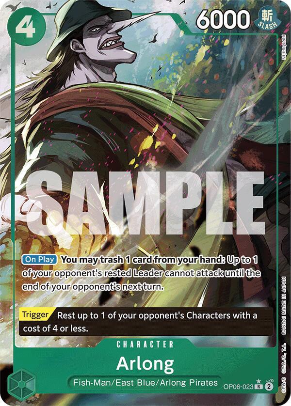 Arlong OP06-023 (Premium Booster -The Best-)  - Full Art Foil