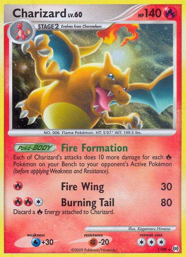 Charizard 1/99 (Arceus)  - Holofoil