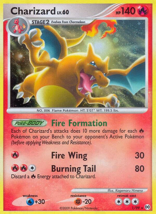 Charizard 1/99 (Arceus)  - Holofoil