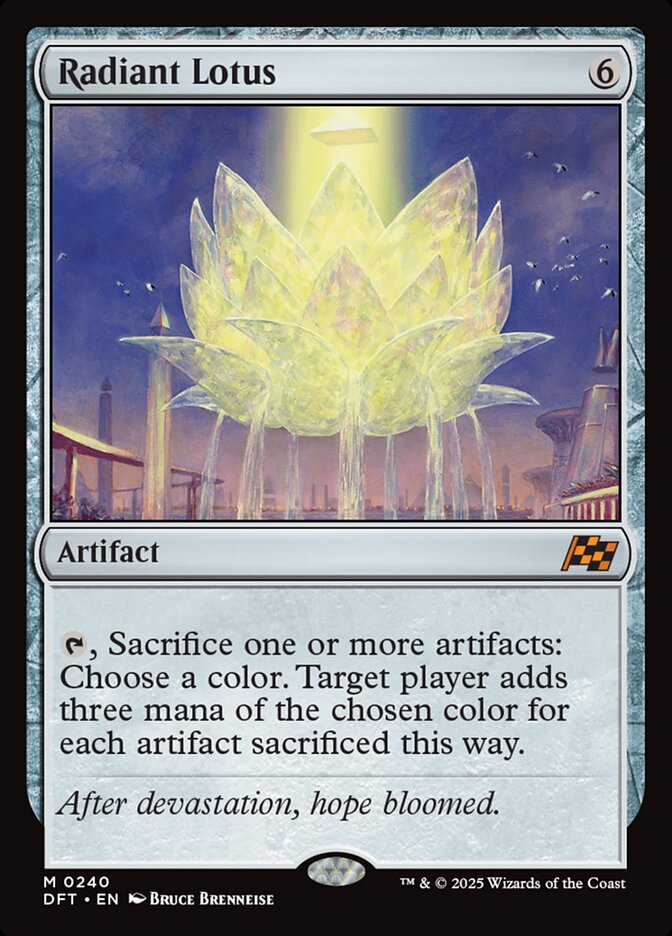 Radiant Lotus 240/291 (Aetherdrift)  - Foil