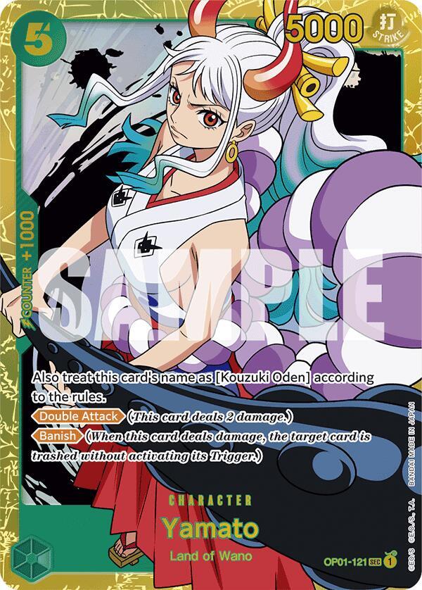 Yamato (Reprint) OP01-121 (Premium Booster -The Best-)  - Foil