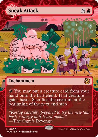 Sneak Attack 50/63 (Wilds of Eldraine: Enchanting Tales)  - Showcase