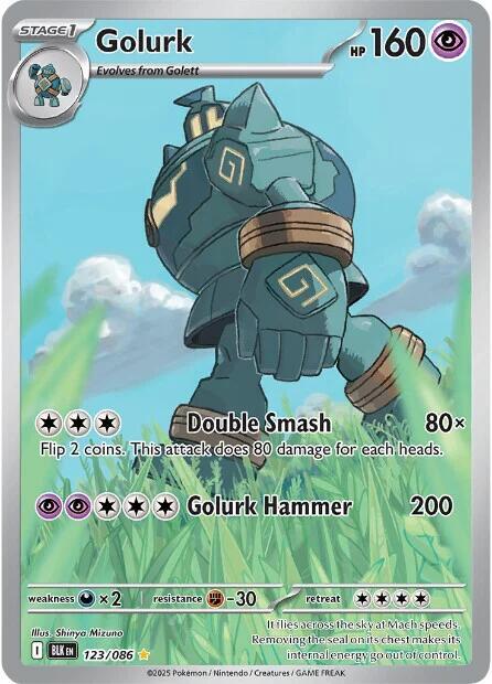 Golurk 123/086 (SV: Black Bolt)  - Holofoil