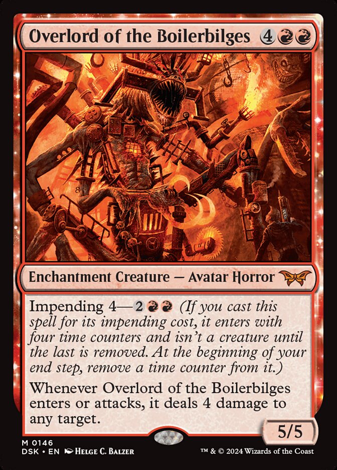 Overlord of the Boilerbilges 146 (Duskmourn: House of Horror) 