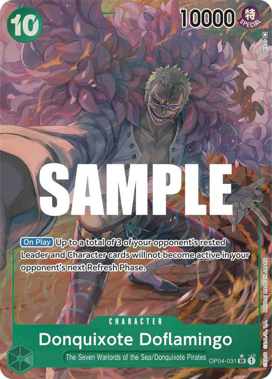 Donquixote Doflamingo OP04-031 (Kingdoms of Intrigue)  - Alternate Art Foil