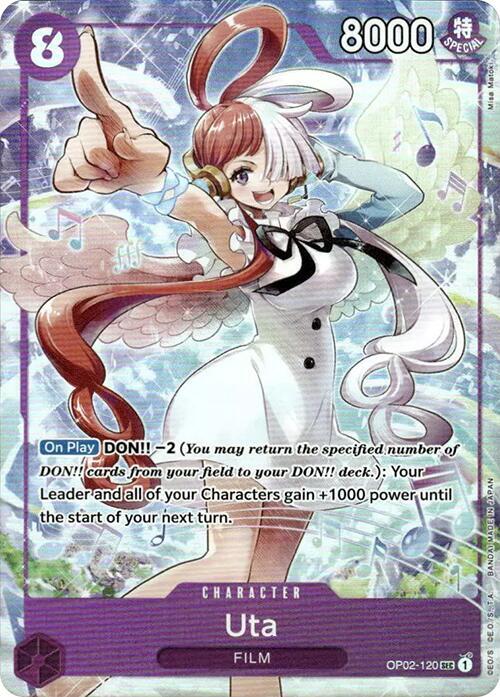 Uta (PCC -Uta-) OP02-120 (One Piece Promotion Cards)  - Alternate Art Foil