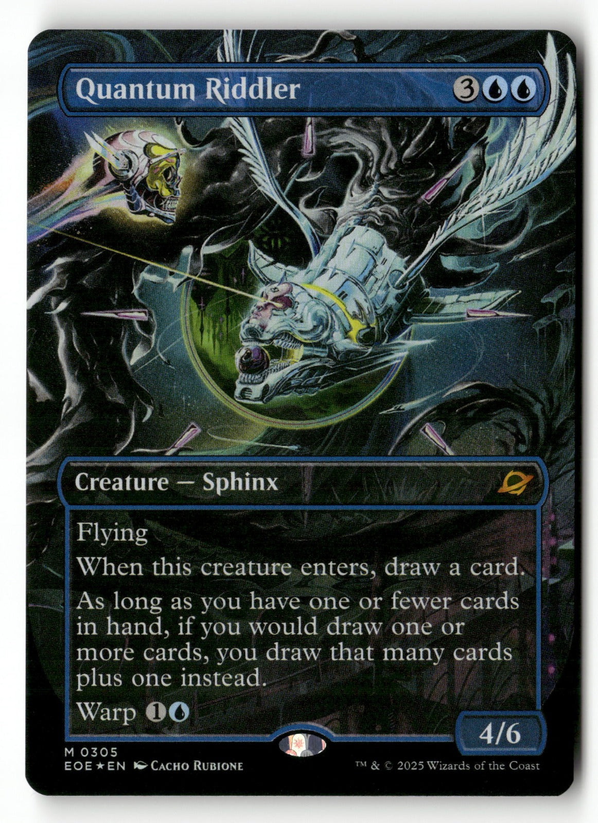 MTG Edge of Eternities 305 Quantum Riddler (Borderless) M NM