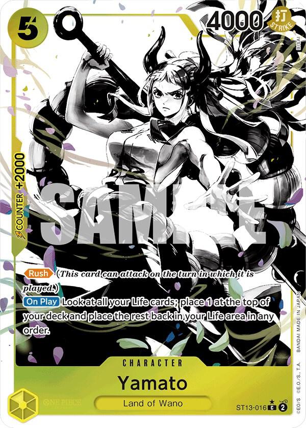 Yamato ST13-016 (Ultra Deck: The Three Brothers)  - Parallel Foil