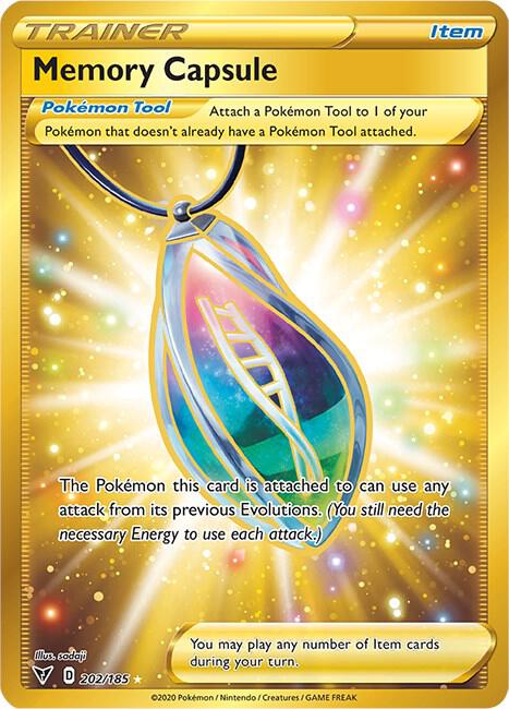 Memory Capsule Secret 202/185 (SWSH04: Vivid Voltage)  - Holofoil