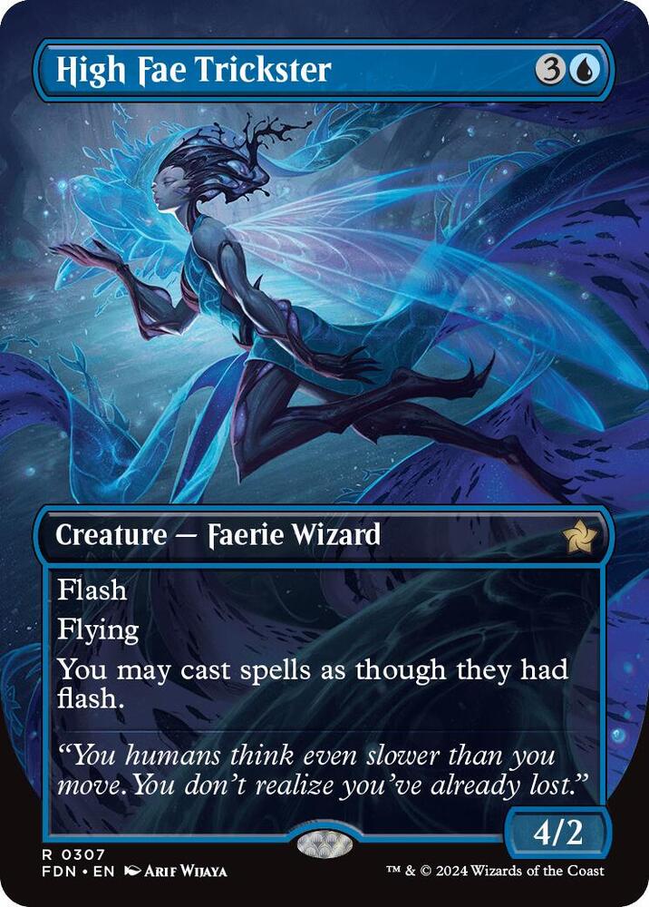 High Fae Trickster 307/291 (Foundations)  - Borderless