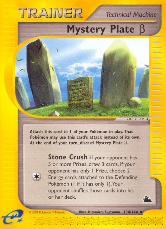 Mystery Plate Beta 134/144 (Skyridge) 
