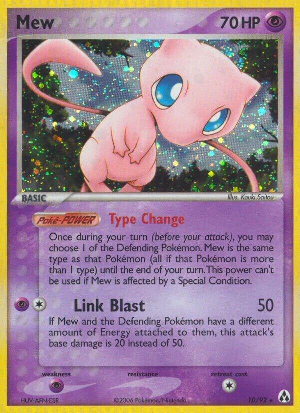 Mew 10/92 (Legend Maker)  - Holofoil