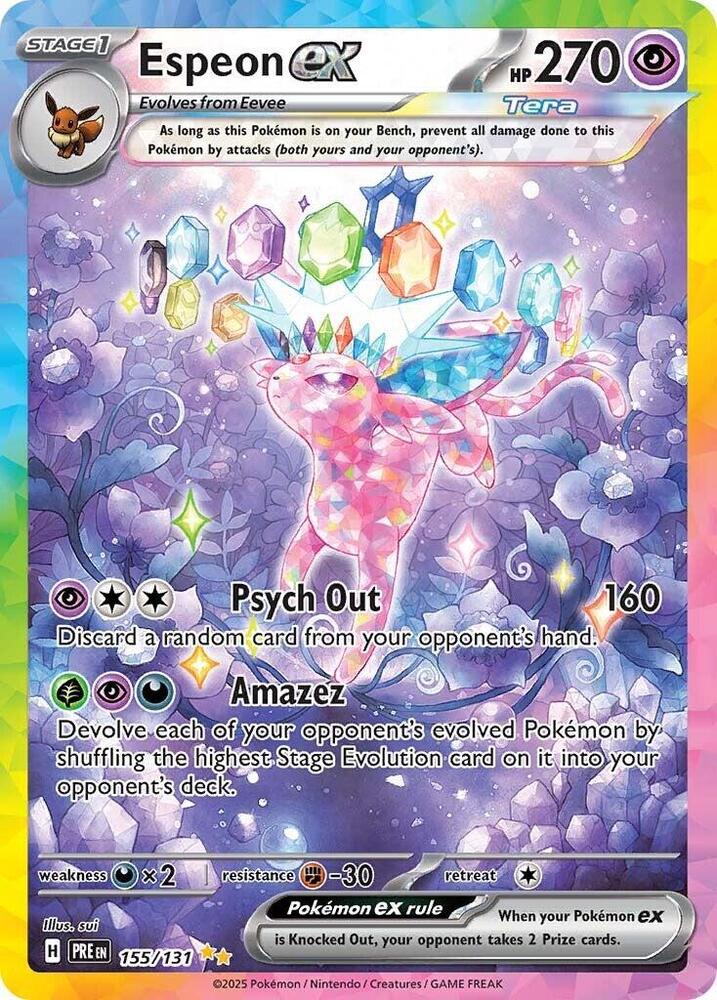 Espeon ex 155/131 (SV: Prismatic Evolutions)  - Holofoil