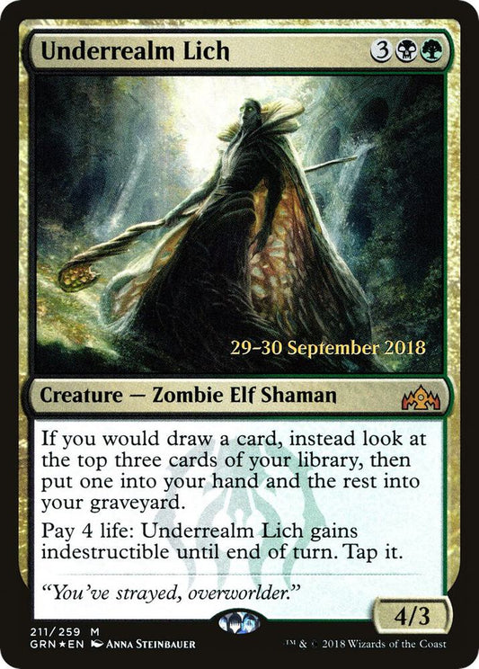Underrealm Lich 211s/84 (Prerelease Cards)  - Foil