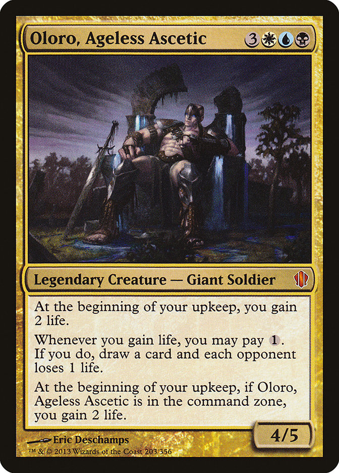 Oloro, Ageless Ascetic 203 (Commander 2013) 