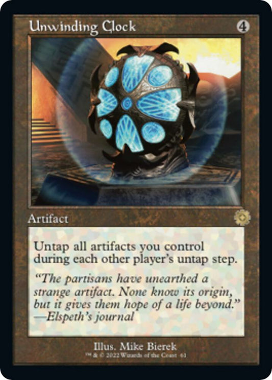 Unwinding Clock 61 (The Brothers' War: Retro Frame Artifacts)  - Foil