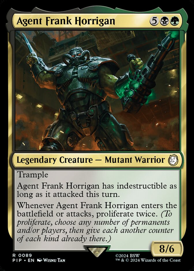 Agent Frank Horrigan 89/326 (Universes Beyond: Fallout) 