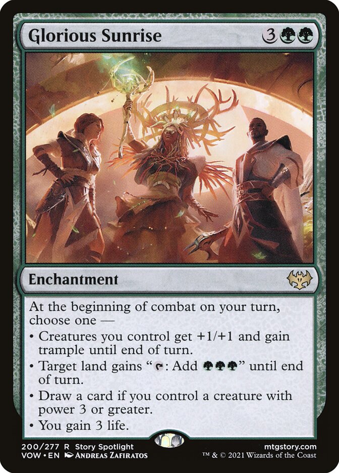Glorious Sunrise 200 (Innistrad: Crimson Vow) 