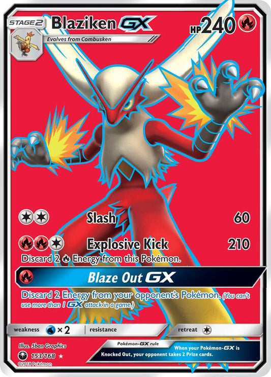 Blaziken GX 153/168 (SM - Celestial Storm)  - Holofoil