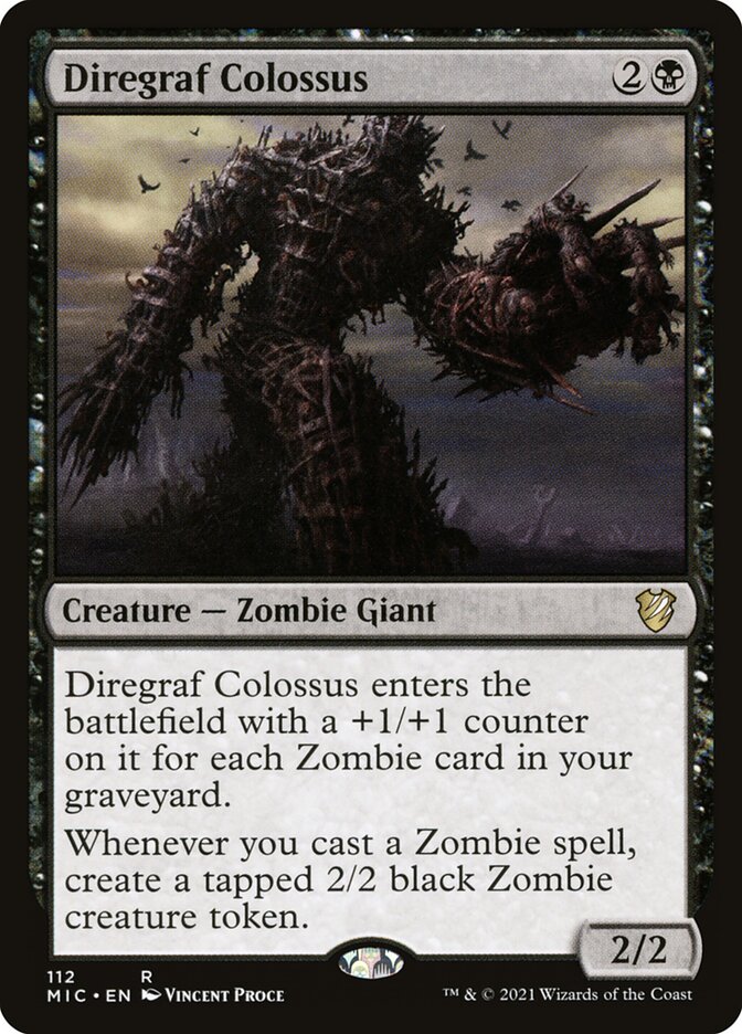 Diregraf Colossus 112 (Commander: Innistrad: Midnight Hunt) 