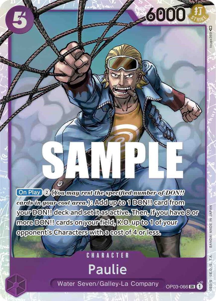 Paulie OP03-066 (Pillars of Strength)  - Foil
