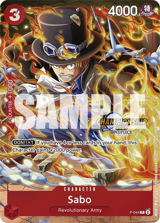 Sabo (2024 Event Pack) P-044 (One Piece Promotion Cards)  - Foil