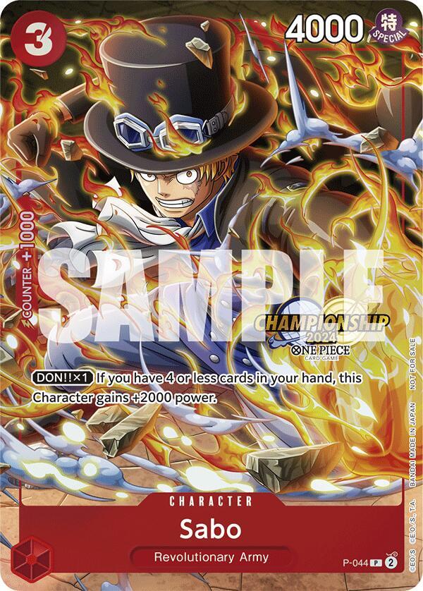 Sabo (2024 Event Pack) P-044 (One Piece Promotion Cards)  - Foil