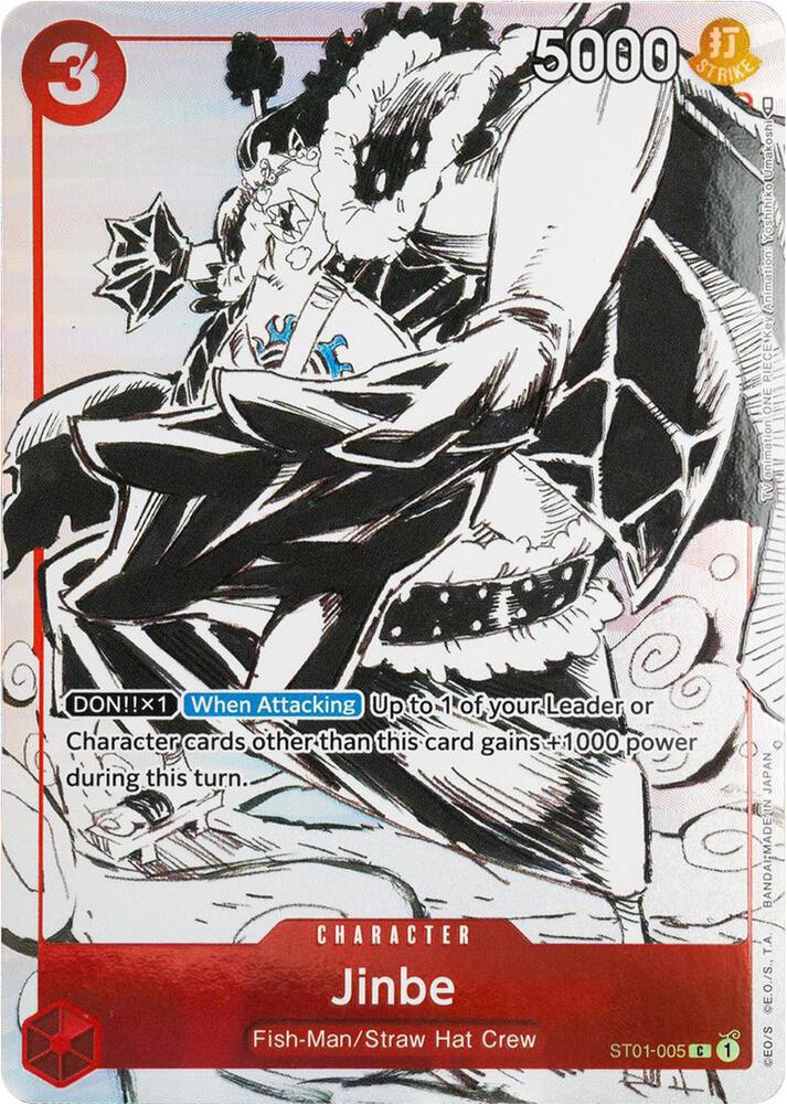 Jinbe (Gift Col.) ST01-005 (One Piece Promotion Cards)  - Alternate Art Foil
