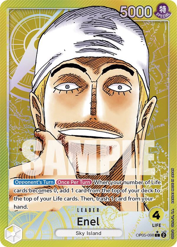 Enel OP05-098 (Awakening of the New Era)  - Alternate Art Foil