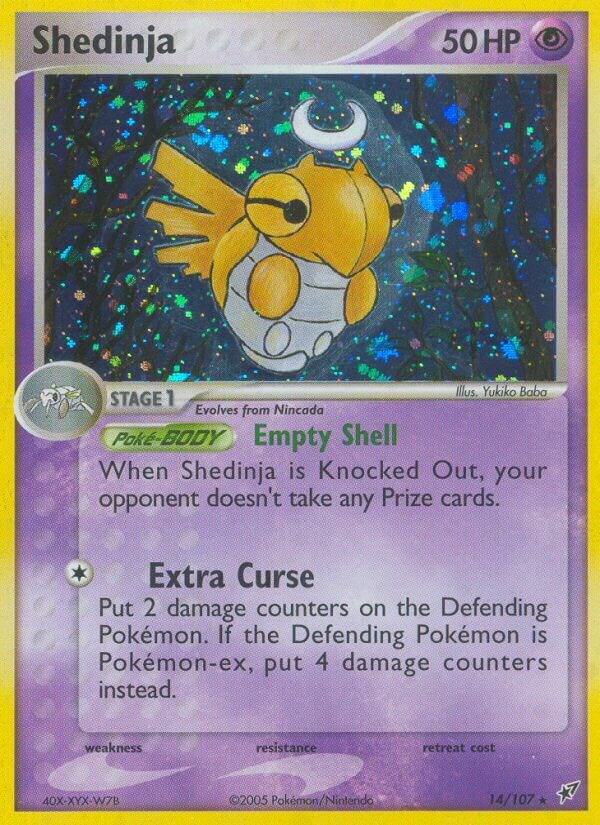 Shedinja 14/107 (Deoxys)  - Holofoil