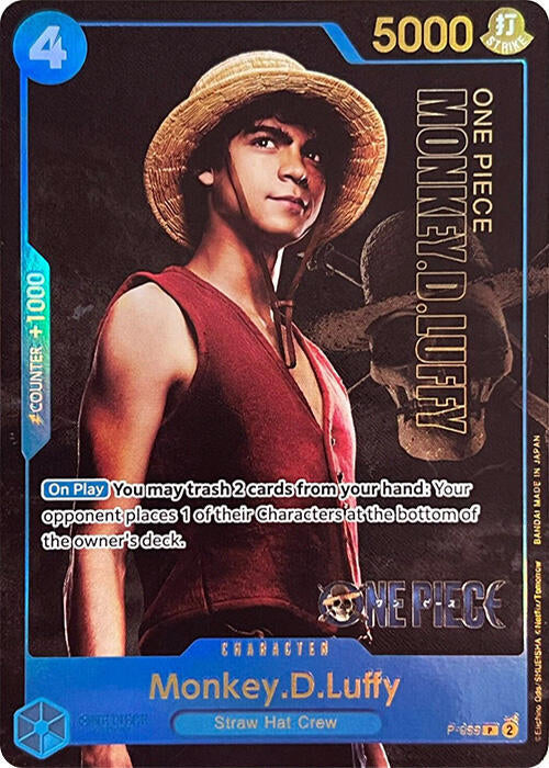 Monkey.D.Luffy (PCC Live Action) P-055 (One Piece Promotion Cards)  - Foil