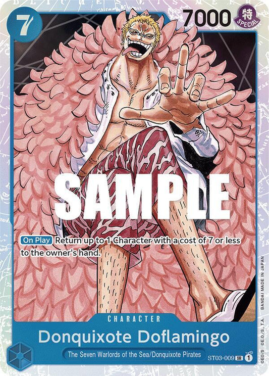 Donquixote Doflamingo ST03-009 (Starter Deck 3: The Seven Warlords of The Sea)  - Foil
