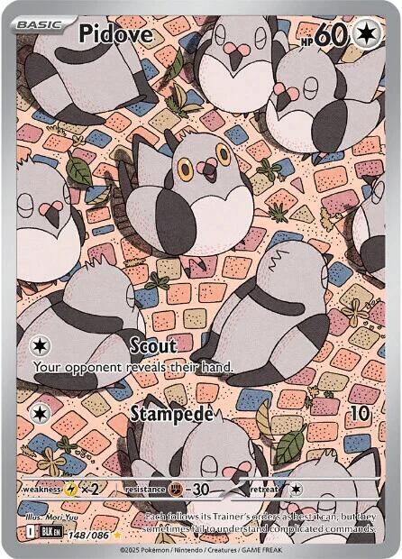 Pidove 148/086 (SV: Black Bolt)  - Holofoil