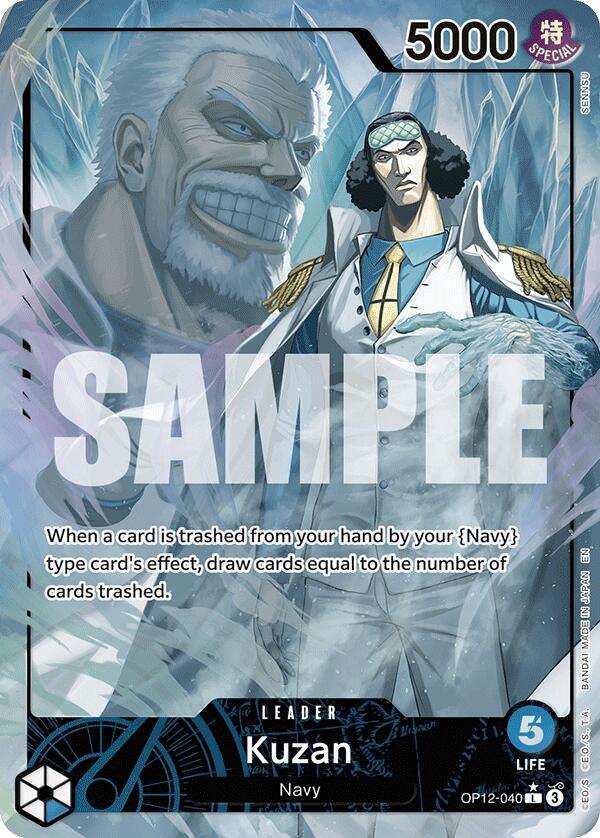 Kuzan OP12-040 (Legacy of the Master)  - Alternate Art Foil
