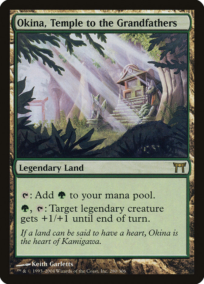 Okina, Temple to the Grandfathers 280/306 (Champions of Kamigawa) 