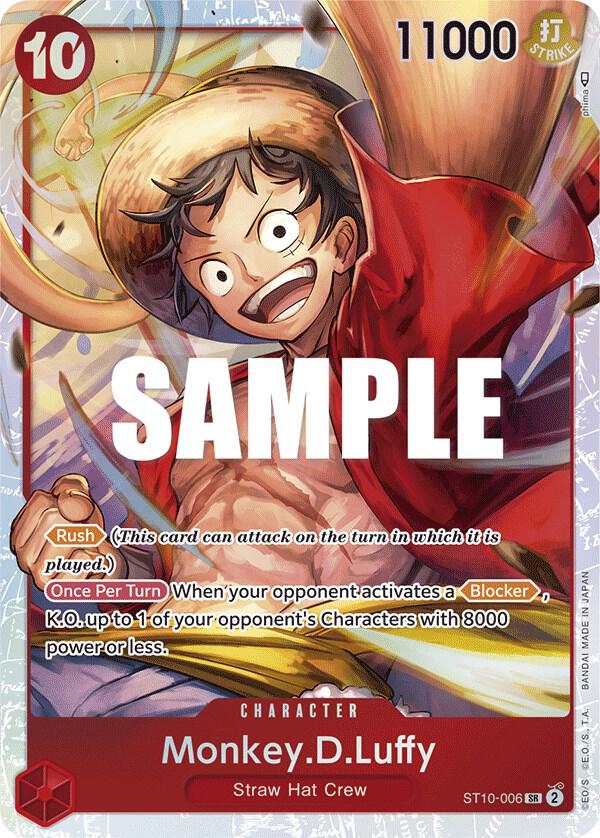 Monkey.D.Luffy ST10-006 (Ultra Deck: The Three Captains)  - Foil