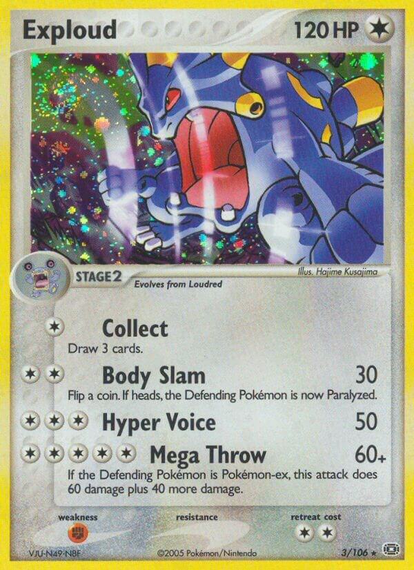 Exploud 3/106 (Emerald)  - Holofoil