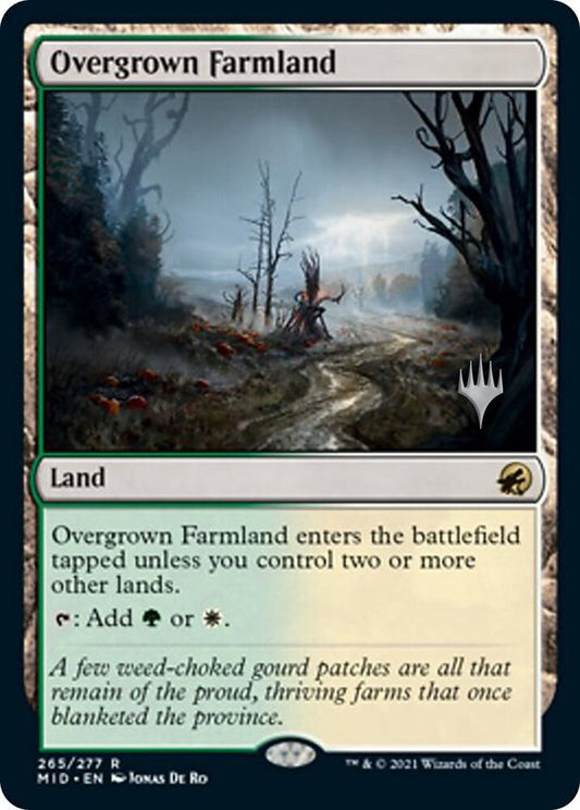 Overgrown Farmland 265 (Promo Pack: Innistrad: Midnight Hunt)  - Foil