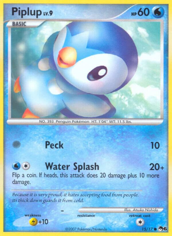 Piplup 015/017 (POP Series 6)  - Holofoil